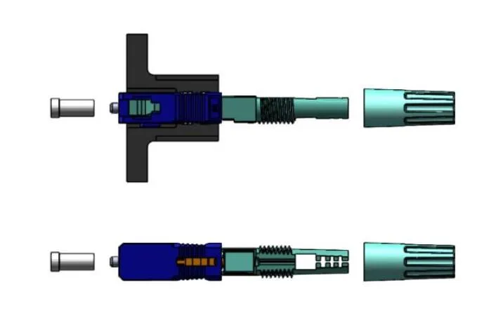 Field Assembly Connector-Fiber Pre-embeded Tech