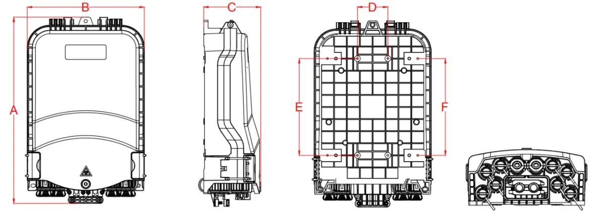 Pre-connectorized Fiber Optic Cable Distribution Box GFS-8SX